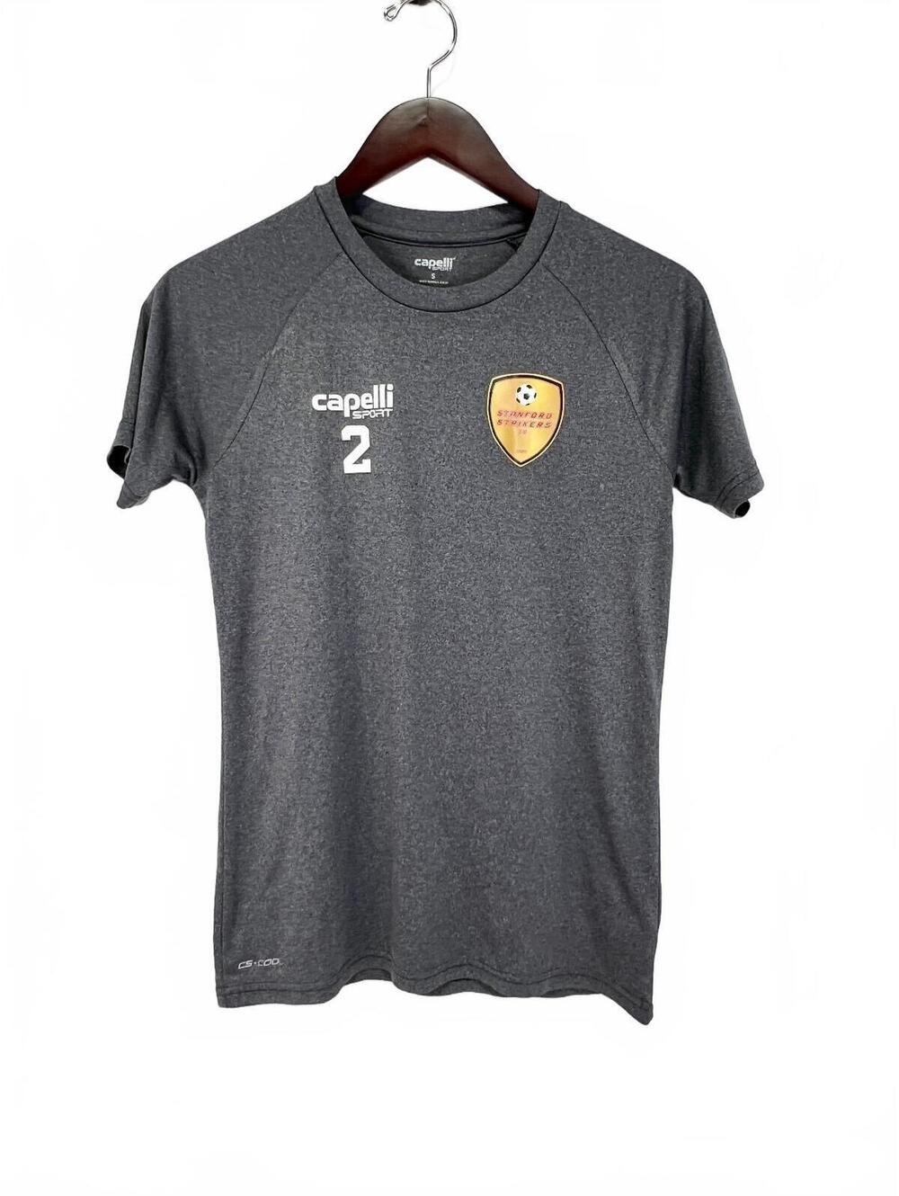 Capelli Sport Stanford Strikers Gray Athletic Jersey T-Shirt Size Small